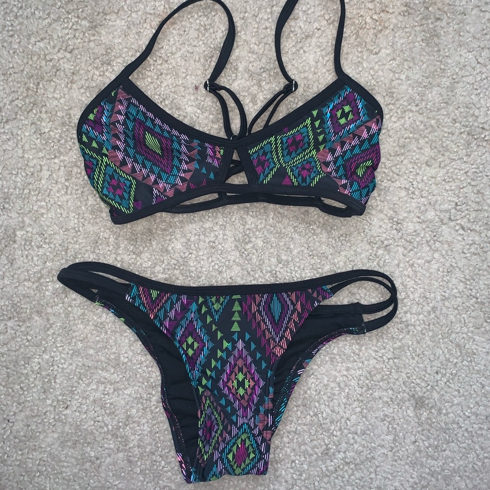 Tribal print bikini